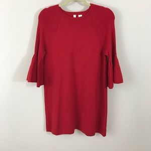 MOTH BELL SLEEVE SWEATER DRESS